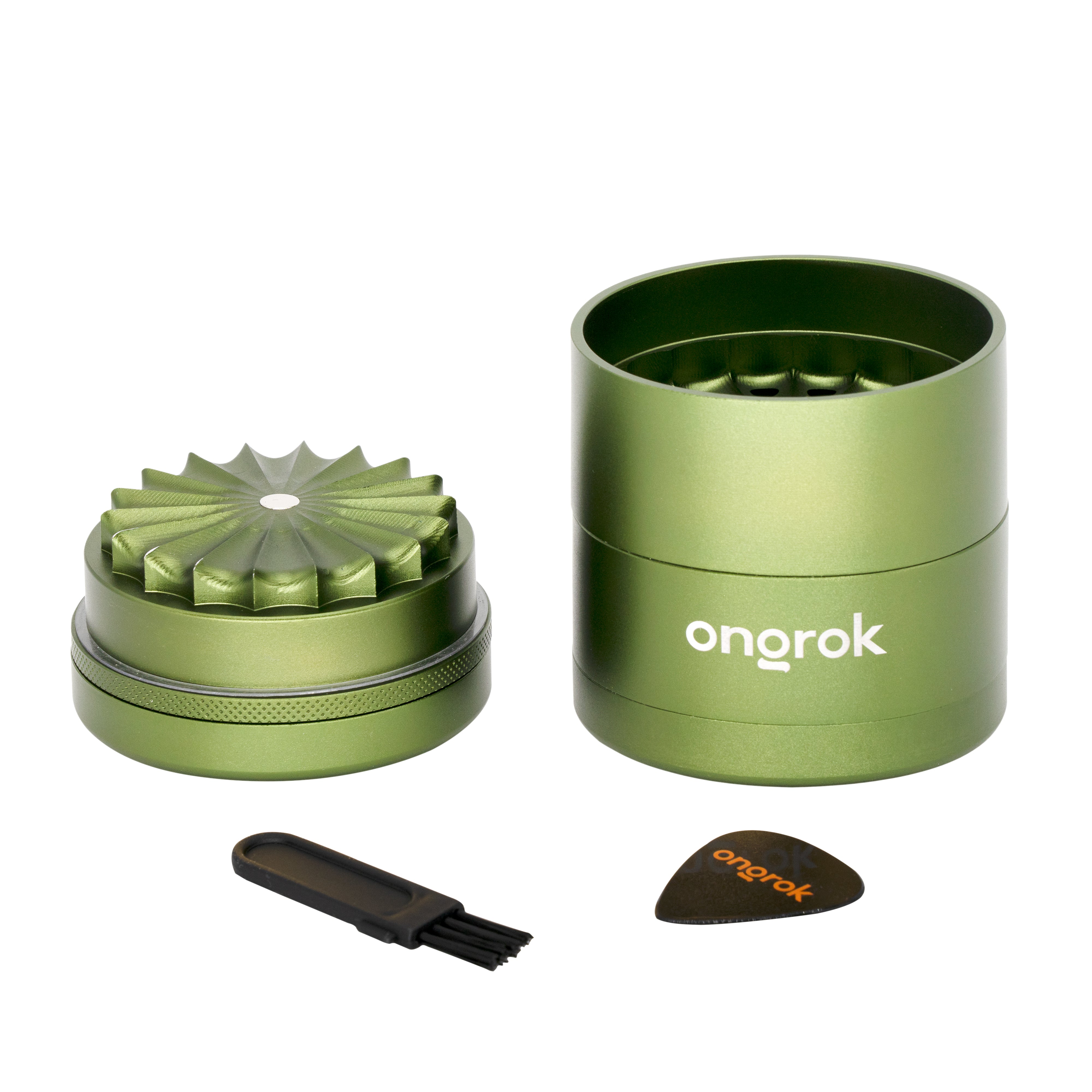 Ongrok 5 Pc Flower Tooth Storage Grinder - Discreet Smoker