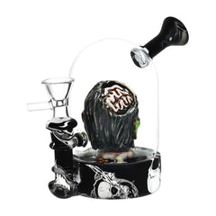 Zombie Head Bell Jar Water Pipe - 4.75" / 14mm F - Discreet Smoker