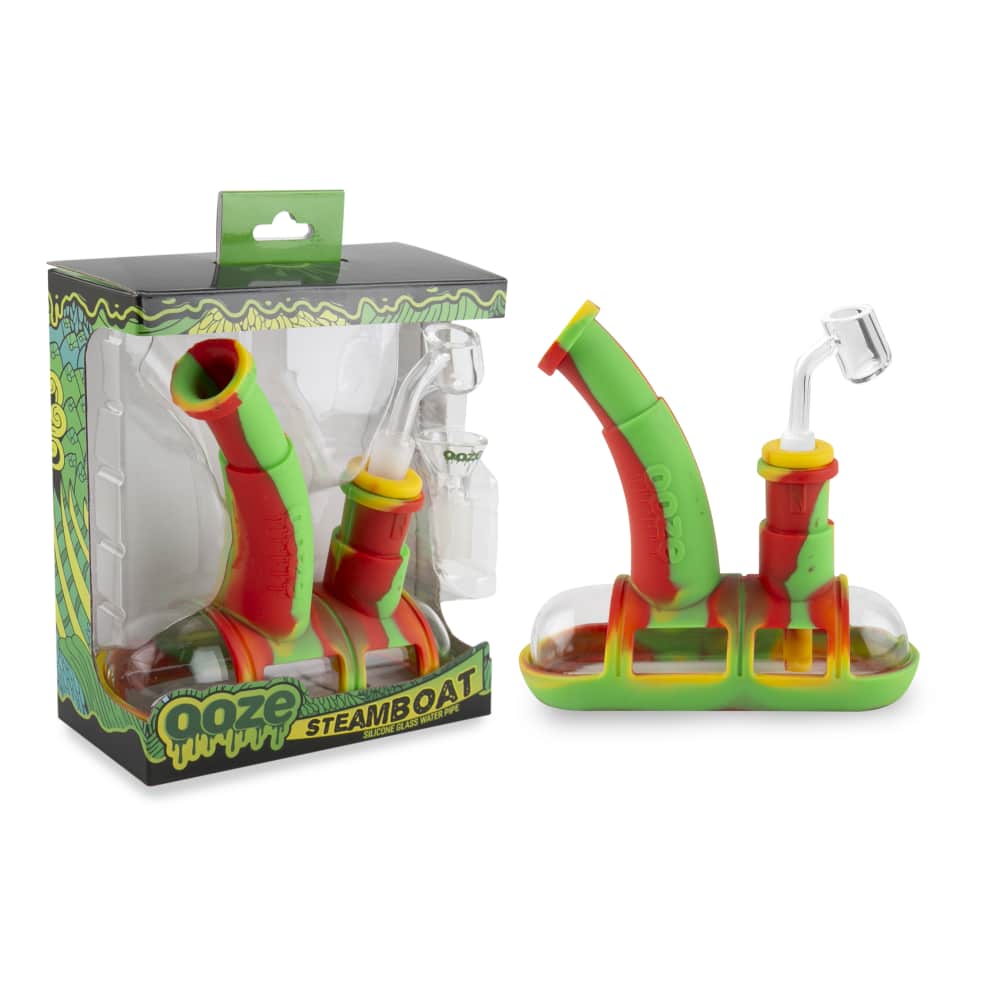 Ooze Steamboat Silicone Bubbler - Discreet Smoker