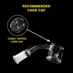 FAT BOTTOM QUARTZ BANGER - 45° DEGREE | YL - Discreet Smoker