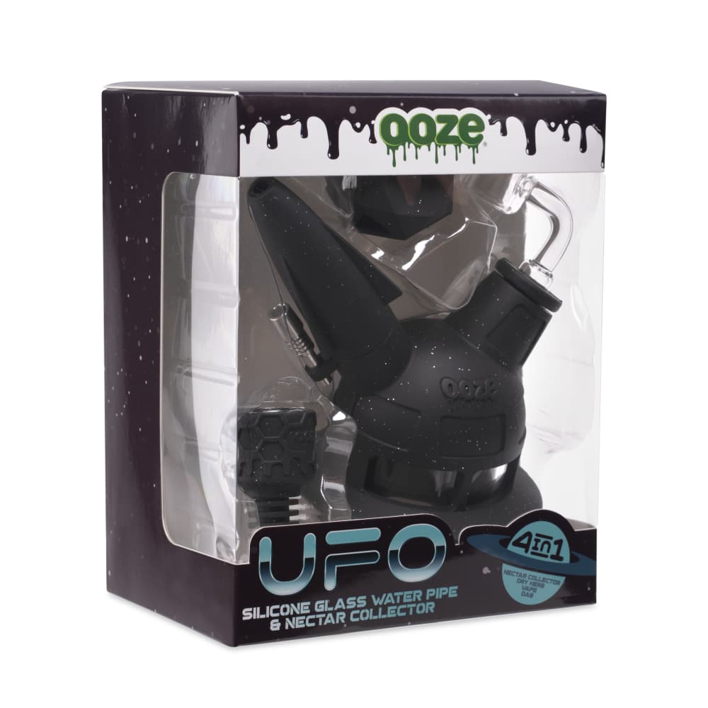 Ooze UFO Silicone Water Pipe - Discreet Smoker