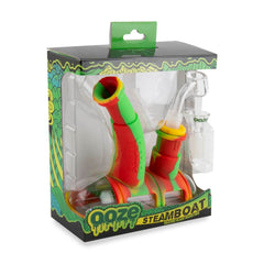 Ooze Steamboat Silicone Bubbler - Discreet Smoker