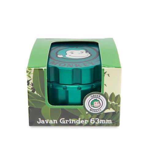 Green Monkey Grinder - Javan 4pc - 63mm - Discreet Smoker