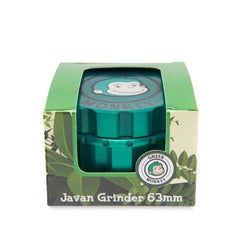 Green Monkey Grinder - Javan 4pc - 63mm - Discreet Smoker