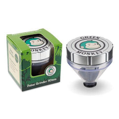 Green Monkey Grinder - Patas 2pc - 50mm - Discreet Smoker
