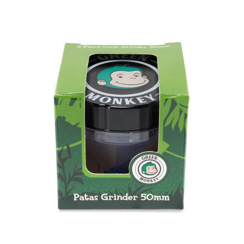 Green Monkey Grinder - Patas 2pc - 50mm - Discreet Smoker