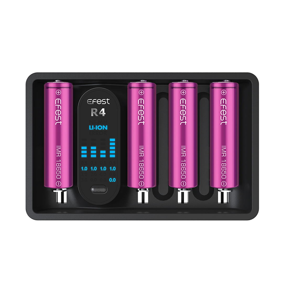 Efest Imate R4 Battery Charger - Discreet Smoker