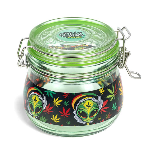 FUJIMA AIRTIGHT GLASS STASH JAR - Discreet Smoker