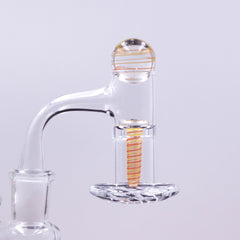 Full Weld Straight Blender Slurper Quartz Banger - Discreet Smoker