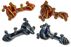 Built-in Miniature Pipes on Wig Wag Pipe - Discreet Smoker