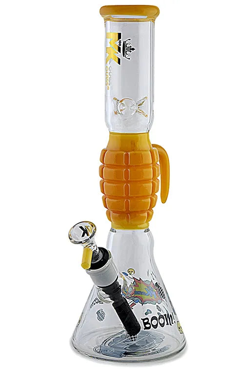 MK Glass Grenade Water Pipe - Discreet Smoker