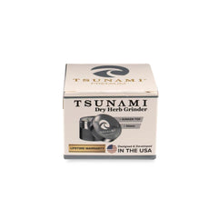 Tsunami Sunken Top 50mm 4-Piece Grinder - Discreet Smoker