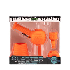 Ooze Blaster Silicone Glass 4-in-1 Hybrid Water Pipe and Dab Straw - Discreet Smoker