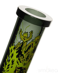 GEAR Premium x Creature 12" 7mm Limited Edition Hell Sidekick Bong - Discreet Smoker