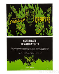 GEAR Premium x Creature 12" 7mm Limited Edition Hell Sidekick Bong - Discreet Smoker