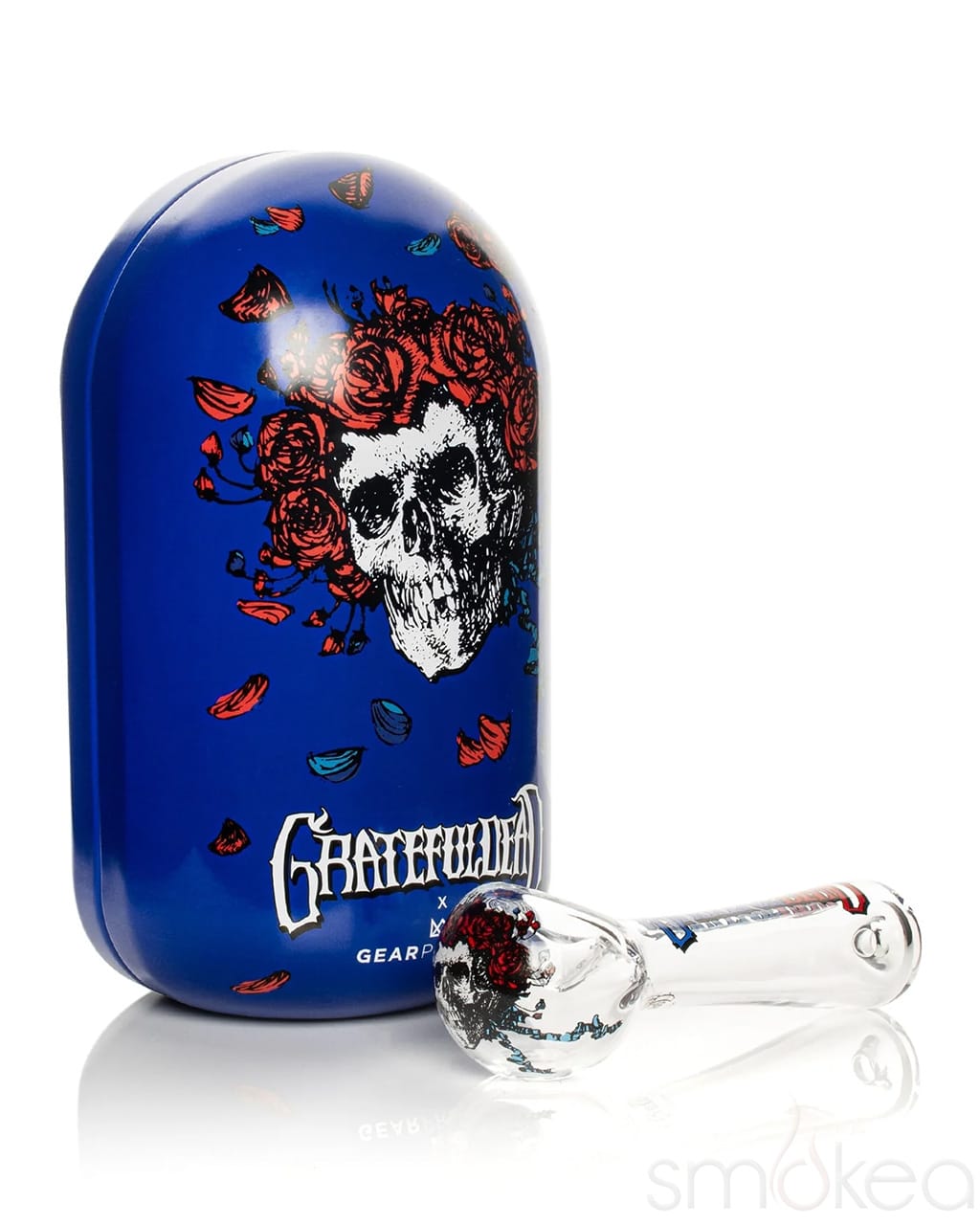 GEAR Premium x Grateful Dead 4.5" Bertha Spoon in Collectible Tin - Discreet Smoker