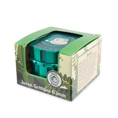 Green Monkey Grinder - Javan 4pc - 63mm - Discreet Smoker