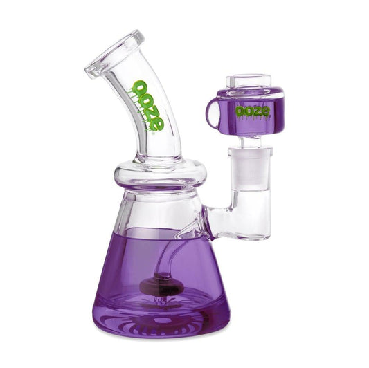 Ooze Glyco Bong Glycerin Chilled Glass Water Pipe - Discreet Smoker