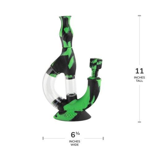 Ooze Echo Silicone Water Pipe - Discreet Smoker