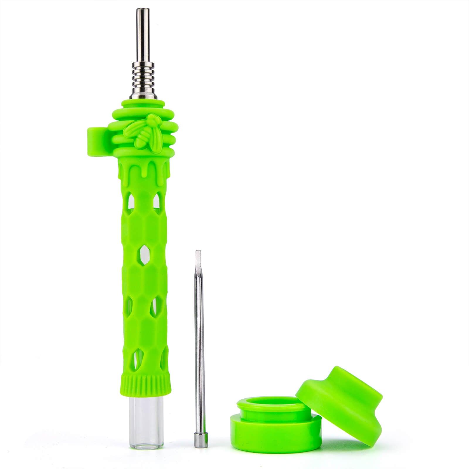 Glass Dab Straw Silicone Sleeve - Discreet Smoker
