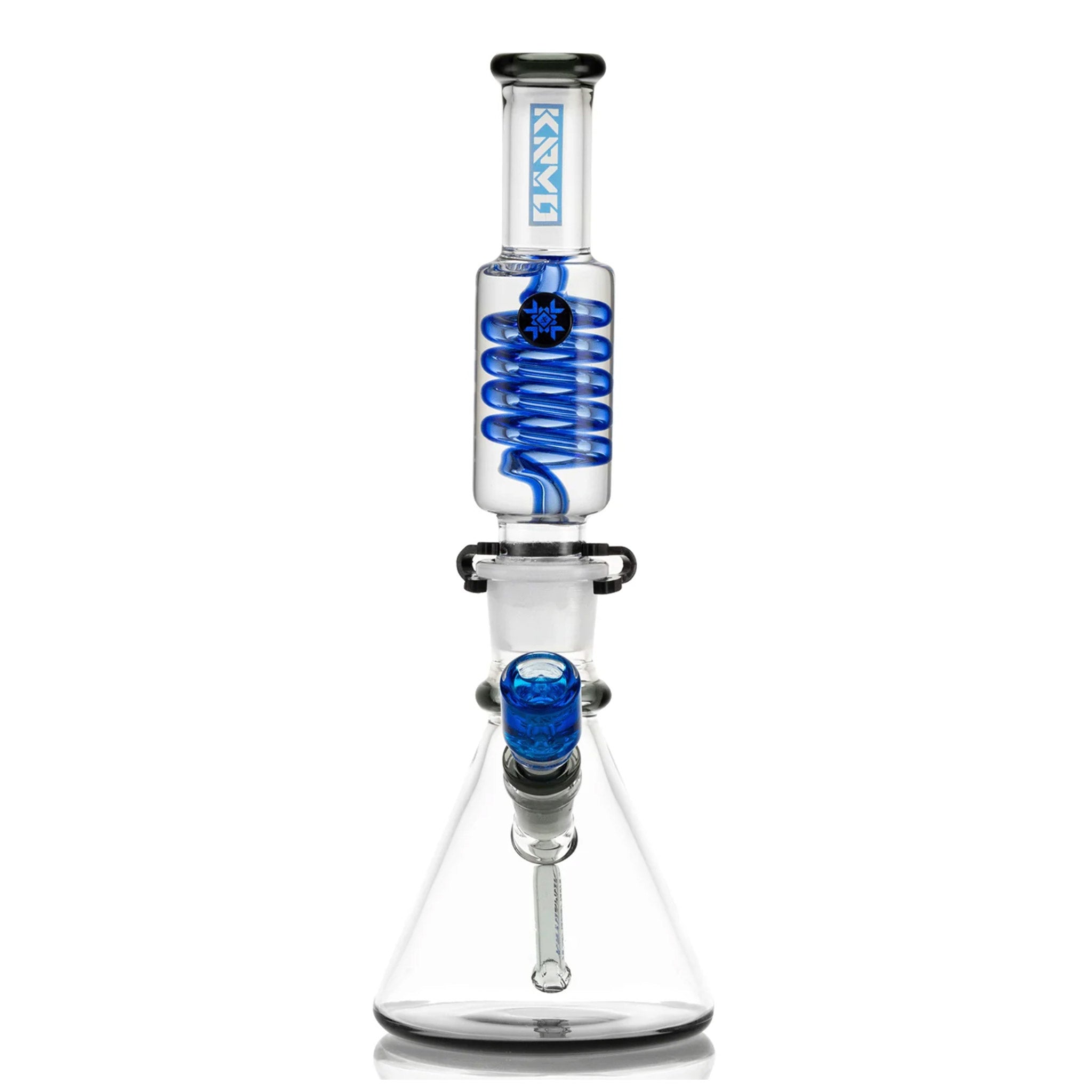 Glycerin Coil Beaker Bong 14″ - Discreet Smoker