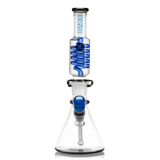 Glycerin Coil Beaker Bong 14″ - Discreet Smoker