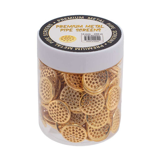 200CT METAL PREMIUM SCREENS - Discreet Smoker