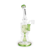 BLOWN Glass Goods ALPHA 12in Rig w/ Drip Perc Fab Egg Mid - Discreet Smoker