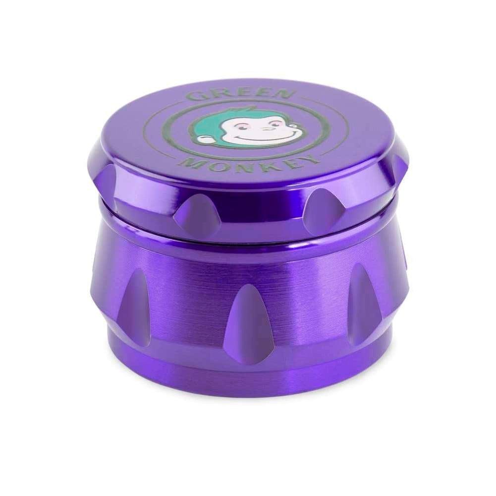 Green Monkey Grinder - Baboon Crown 4pc - 50mm - Discreet Smoker