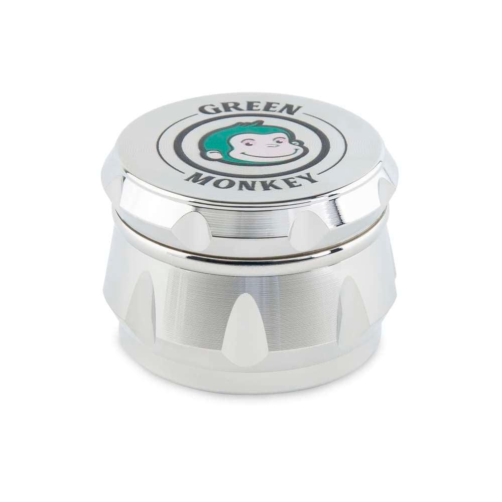 Green Monkey Grinder - Baboon Crown 4pc - 50mm - Discreet Smoker