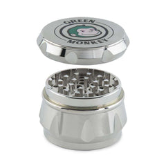 Green Monkey Grinder - Baboon Crown 4pc - 50mm - Discreet Smoker