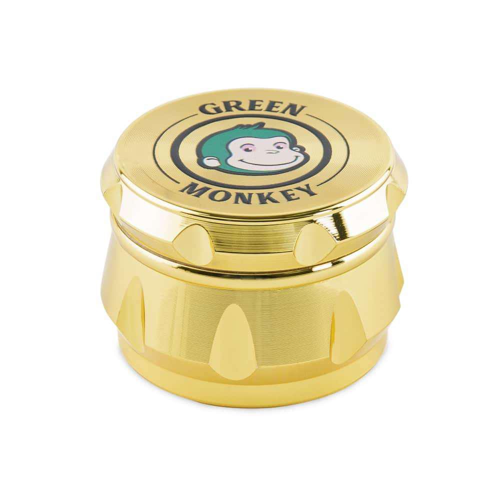 Green Monkey Grinder - Baboon Crown 4pc - 50mm - Discreet Smoker