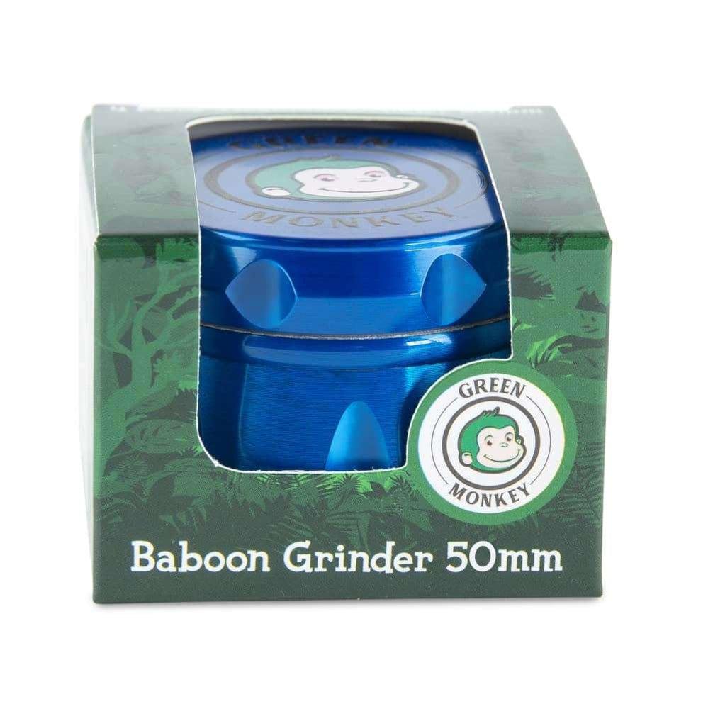 Green Monkey Grinder - Baboon Crown 4pc - 50mm - Discreet Smoker
