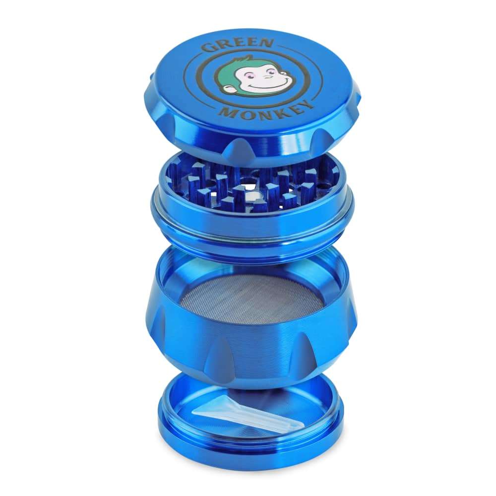 Green Monkey Grinder - Baboon Crown 4pc - 50mm - Discreet Smoker