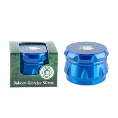 Green Monkey Grinder - Baboon Crown 4pc - 50mm - Discreet Smoker