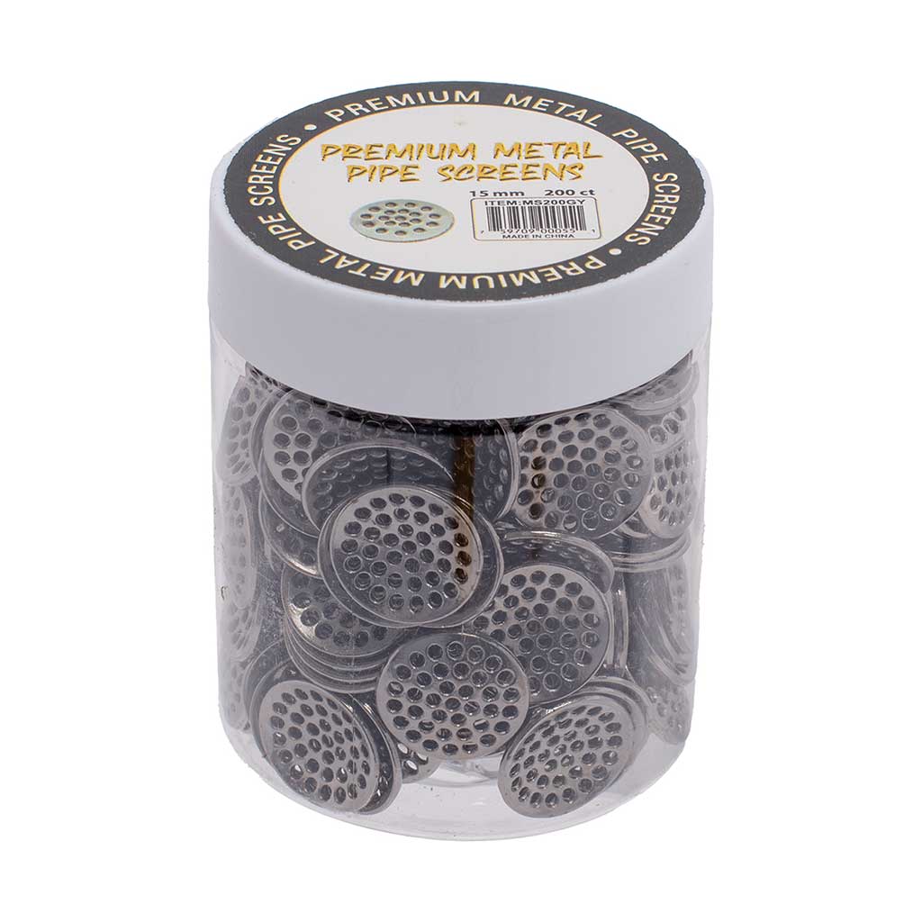 200CT METAL PREMIUM SCREENS - Discreet Smoker