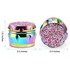 Girly Weed Grinder Glitter - Discreet Smoker