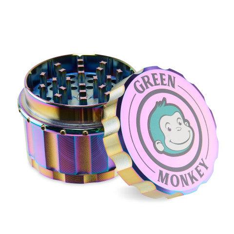 Green Monkey Grinder - Javan 4pc - 63mm - Discreet Smoker