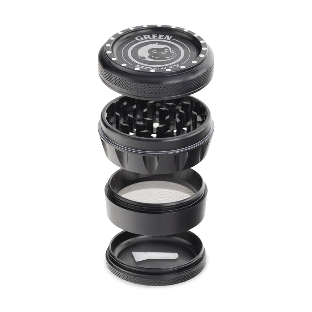 Green Monkey Grinder - Tamarin 4pc - 70mm - Discreet Smoker