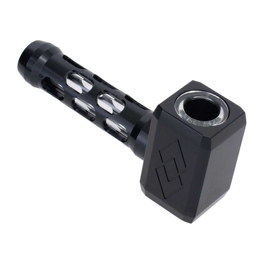 HAMMER ALUMINIUM GLASS PIPE - Discreet Smoker