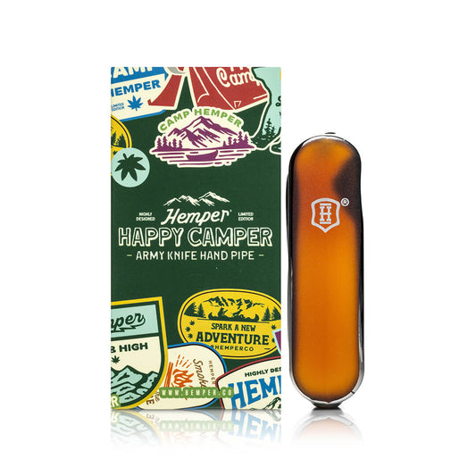 Happy Camper Army Knife Pipe - Discreet Smoker