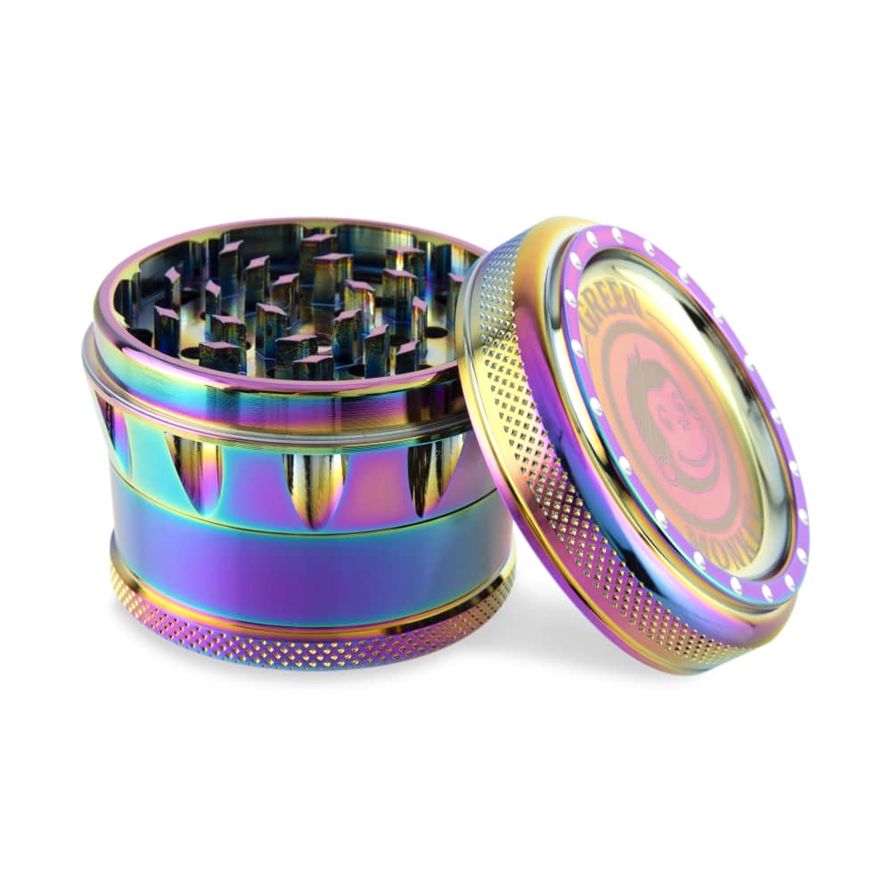 Green Monkey Grinder - Tamarin 4pc - 70mm - Discreet Smoker