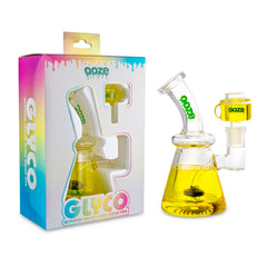 Ooze Glyco Bong Glycerin Chilled Glass Water Pipe - Discreet Smoker