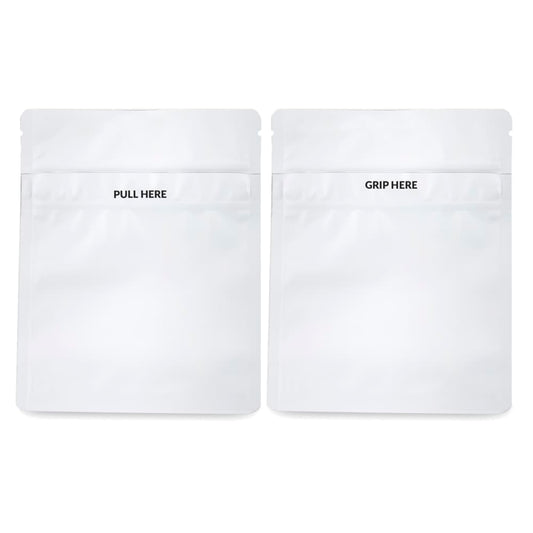 Loud Lock 1/8 Grip N Pull Mylar Smell Proof Child Safe Vacuum Seal Bags - 1,000 Count - Discreet Smoker