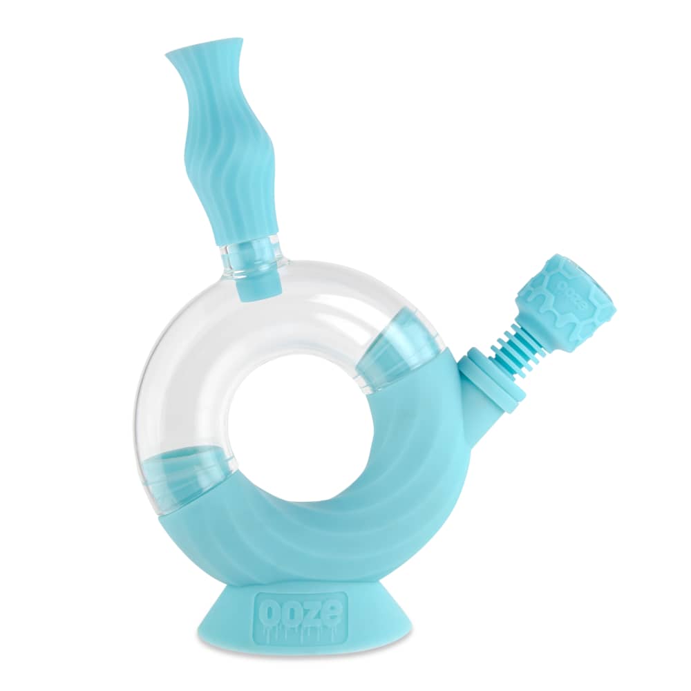 Ooze Ozone Silicone Water Pipe and Dab Straw - Discreet Smoker