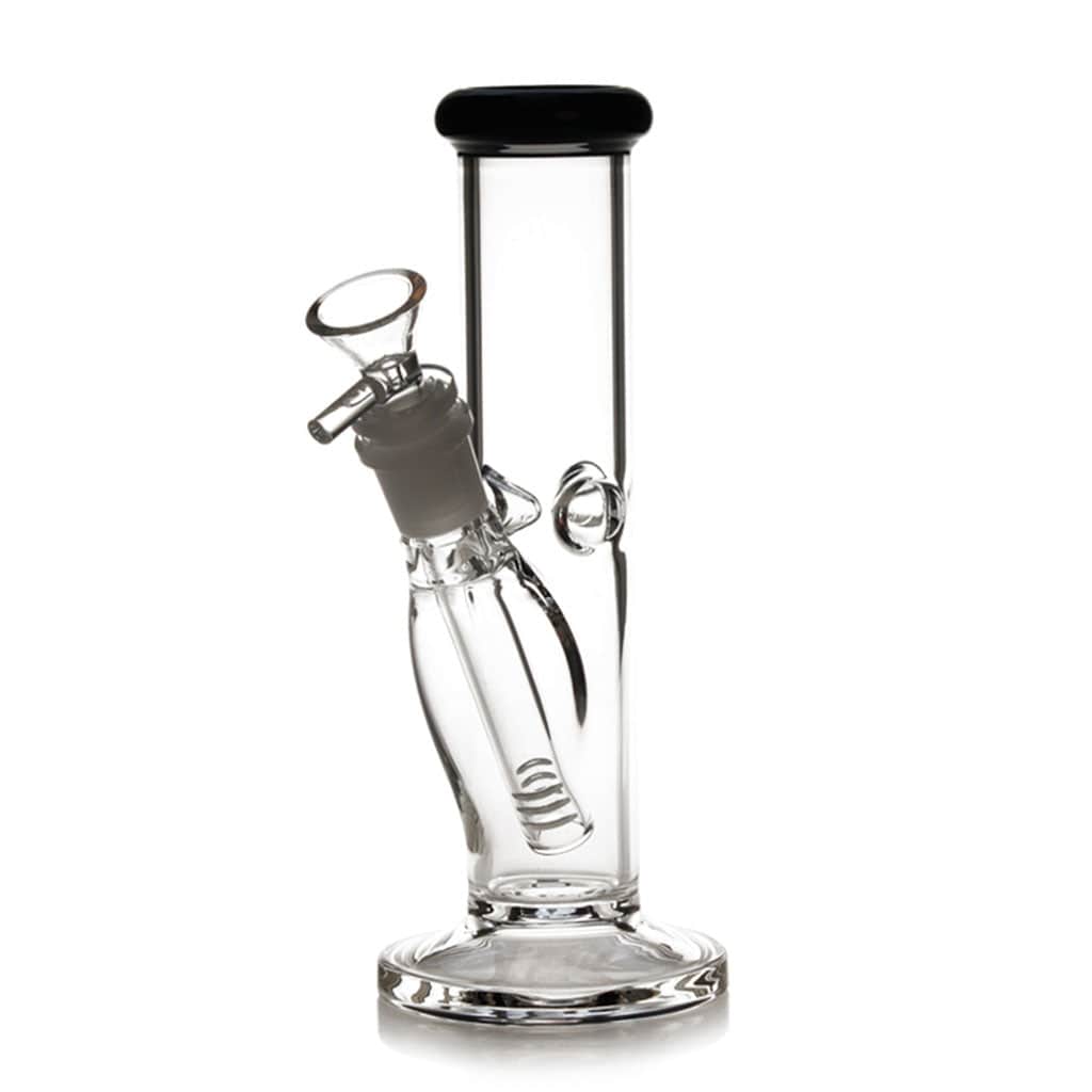 8 INCH COLOR TIP TUBE BONG - Discreet Smoker
