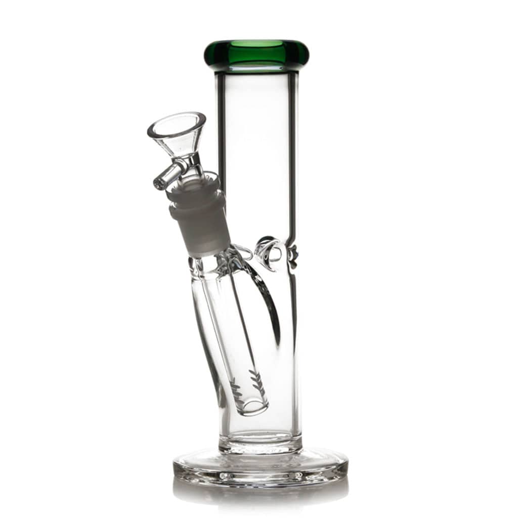 8 INCH COLOR TIP TUBE BONG - Discreet Smoker