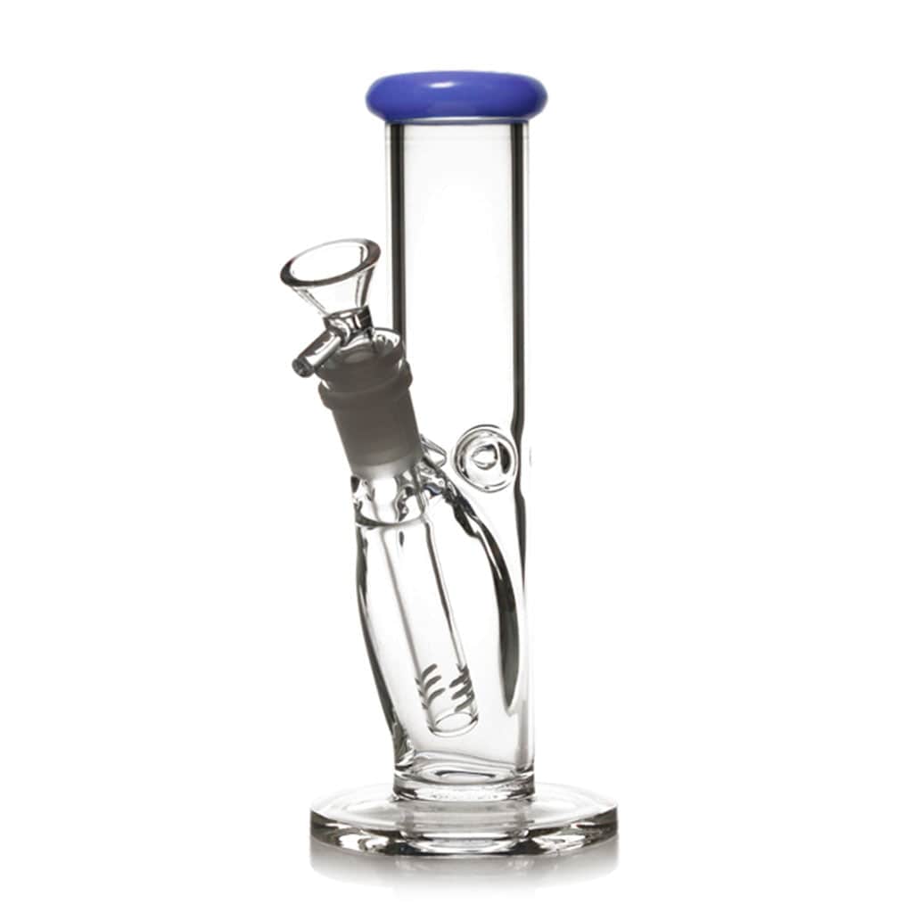 8 INCH COLOR TIP TUBE BONG - Discreet Smoker