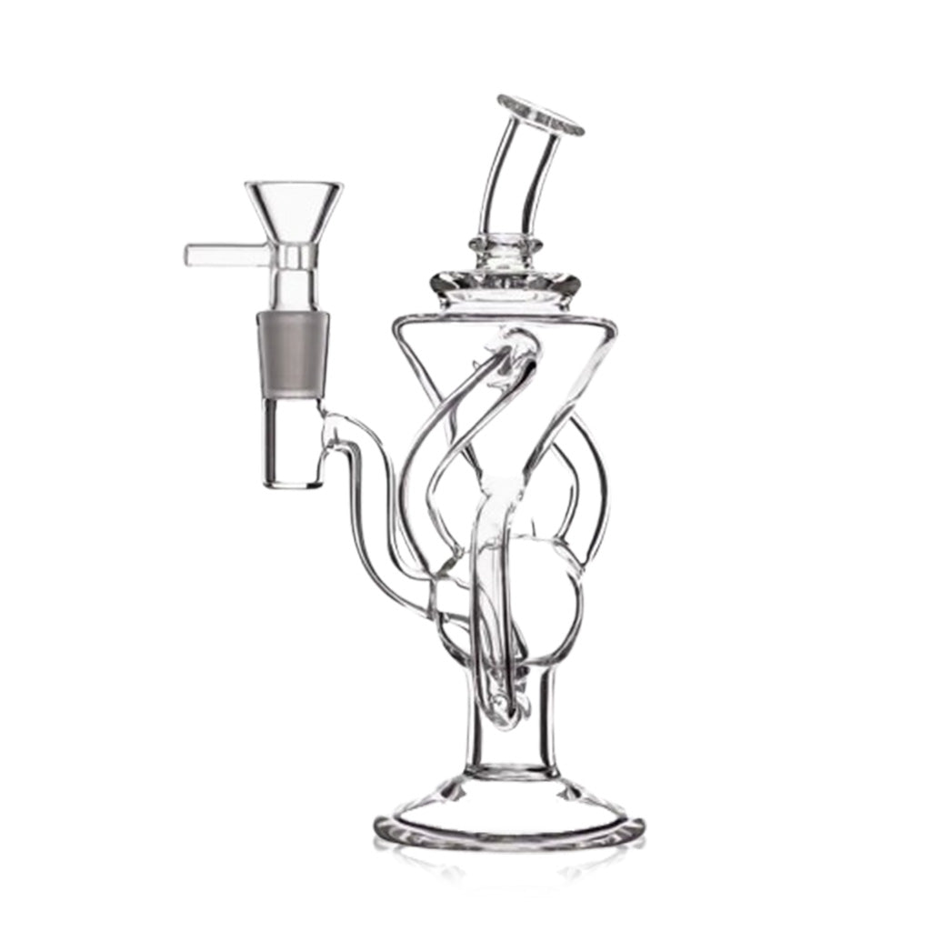 MULTIPLE RECYCLER DOUBLE CHAMBER DAB RIG - Discreet Smoker