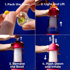 The Gravity Bong - Hot Pink - Discreet Smoker